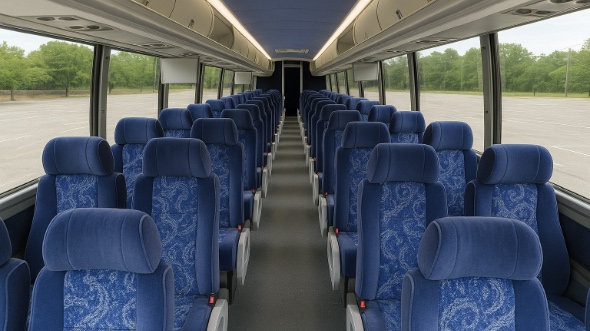 50 Passenger Charter Bus Interior