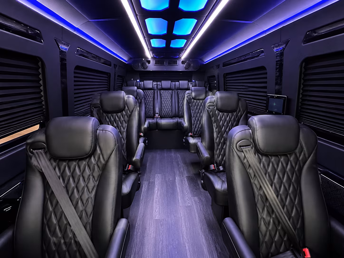 Pasadena Airport Shuttle & Transportation party bus exterior