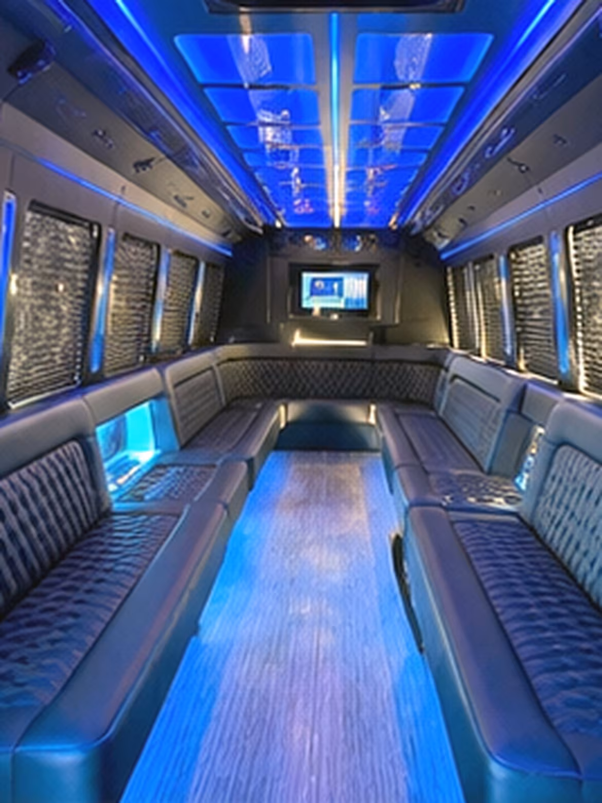 Pasadena Bachelor & Bachelorette Transportation onboard seating