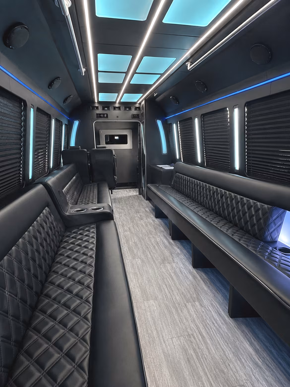 Pasadena Concert & Music Festival Transportation party bus interior