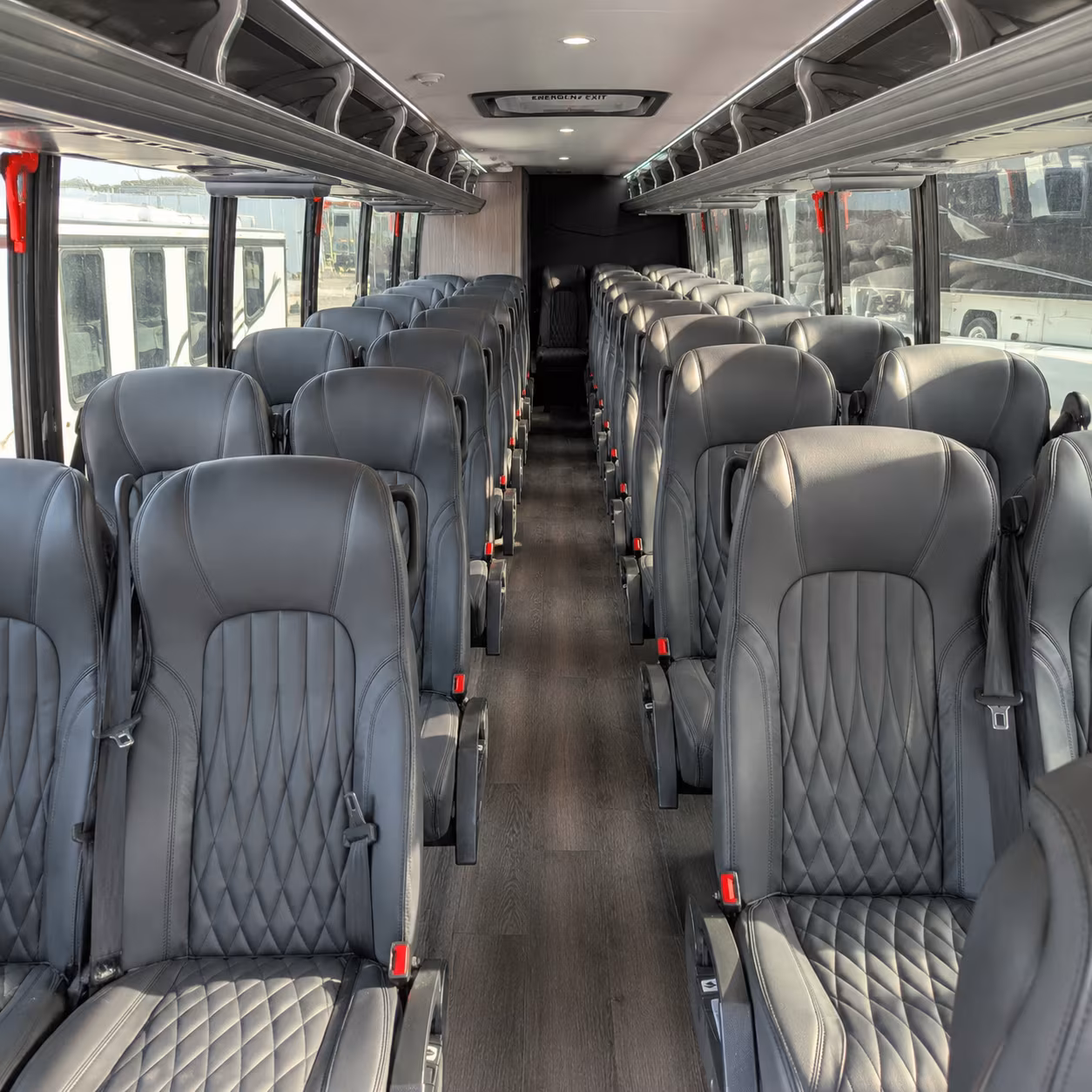 Pasadena Corporate Transportation party bus exterior