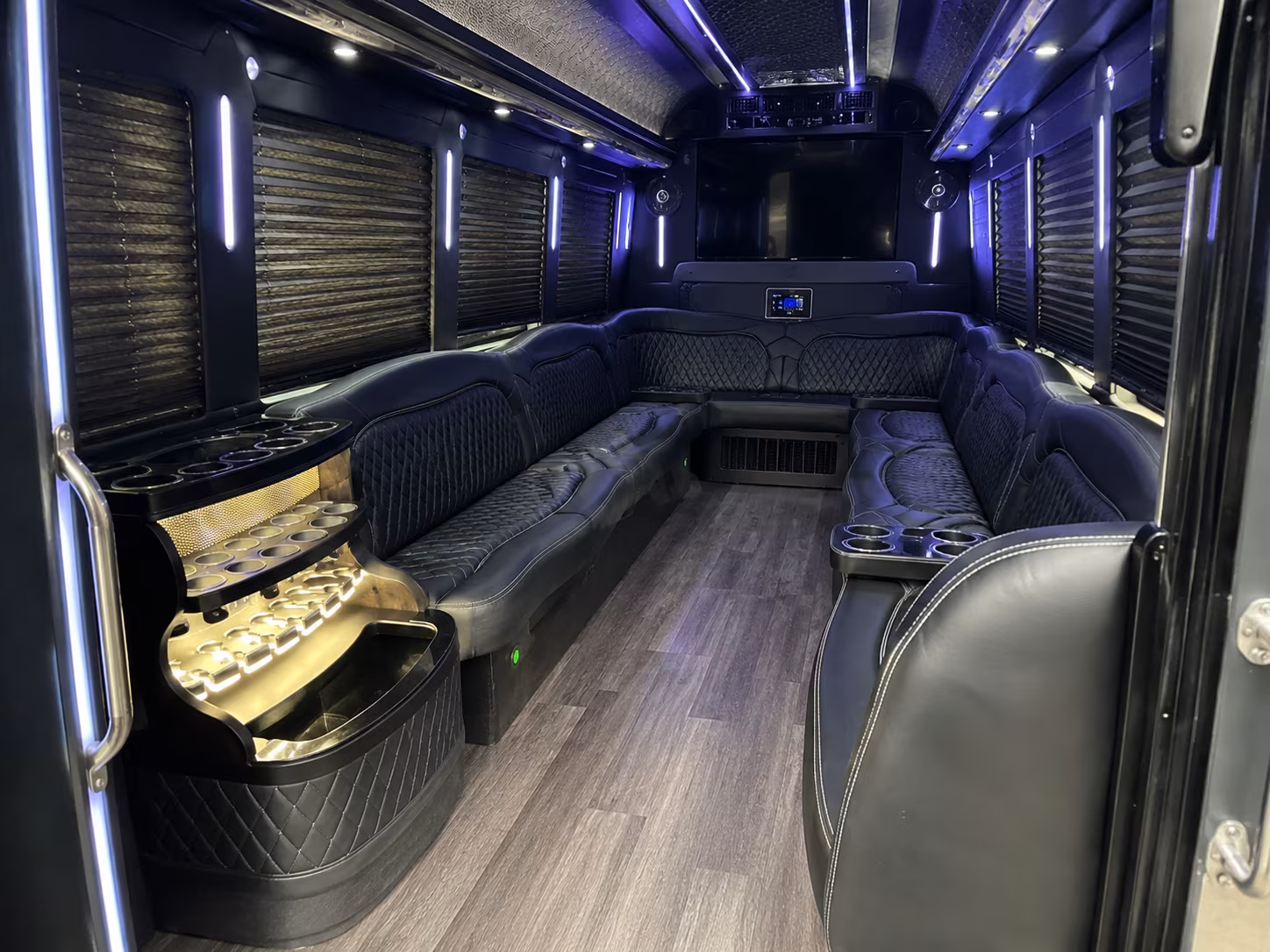 Pasadena Prom & Homecoming Transportation party bus exterior