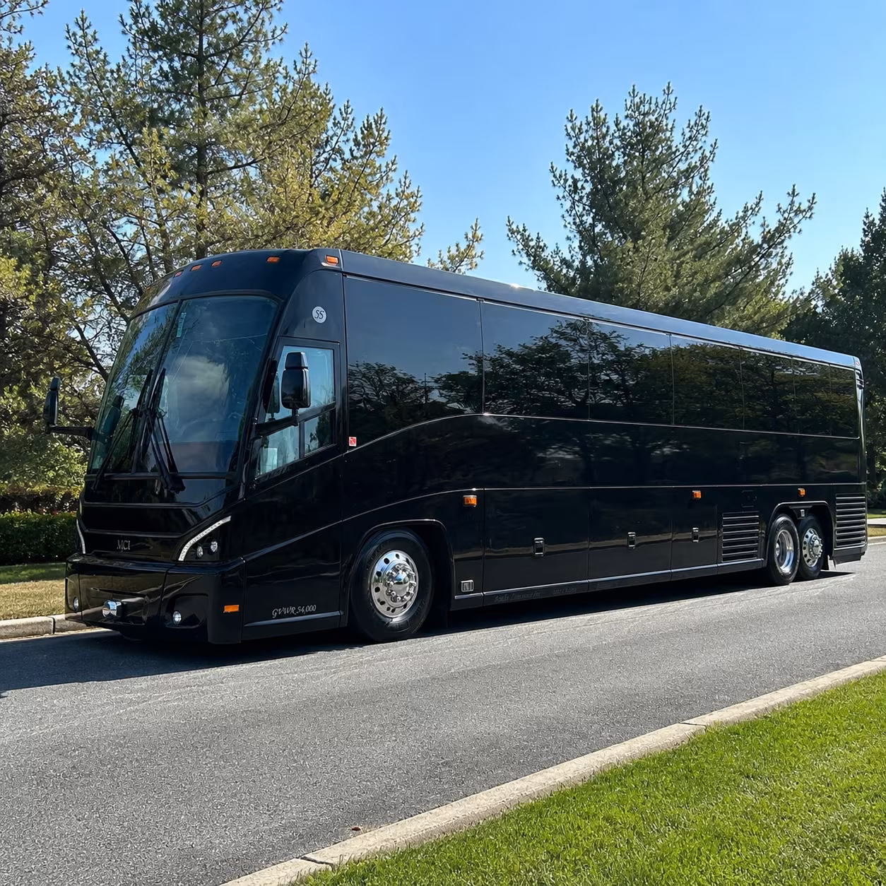 Pasadena School Event Transportation party bus exterior