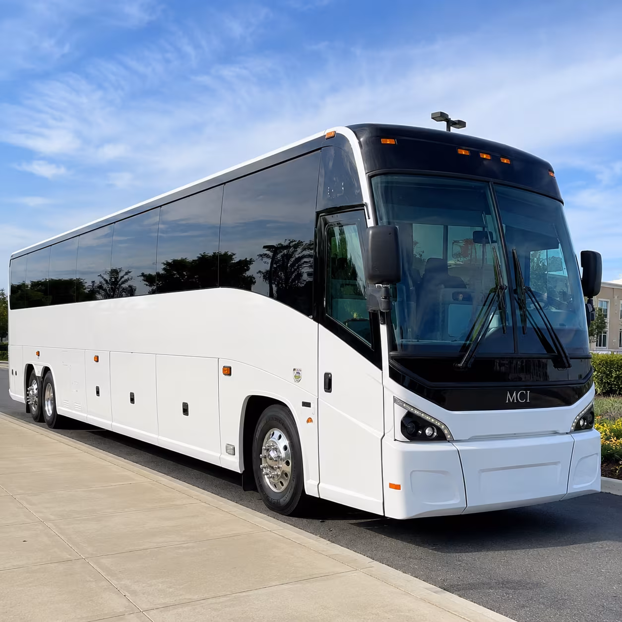 Pasadena School Event Transportation party bus exterior