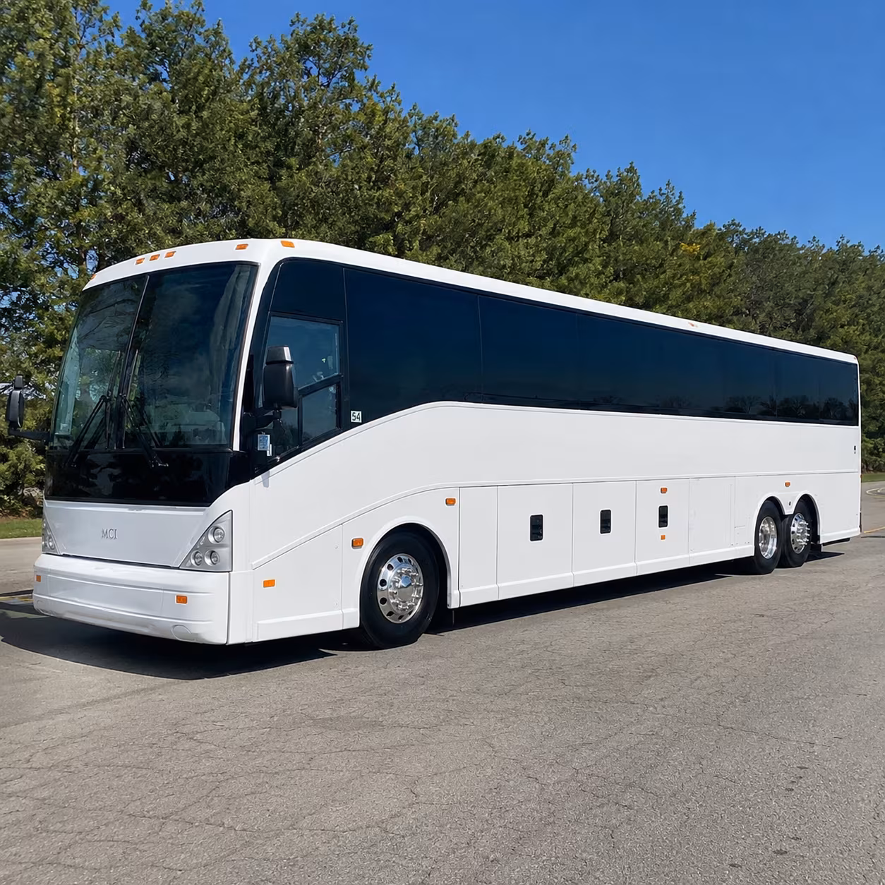 Pasadena School Event Transportation party bus exterior