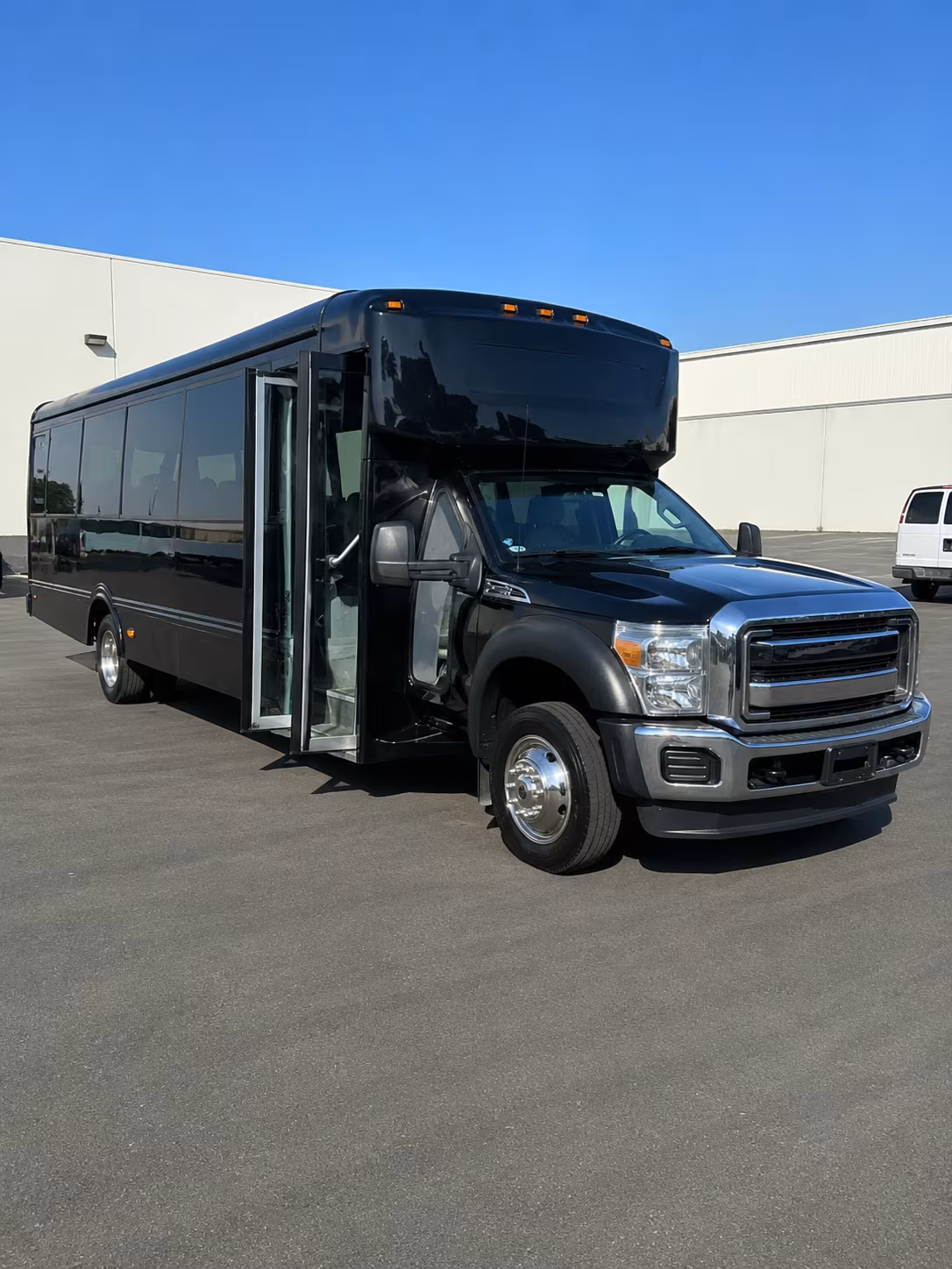 Pasadena Sporting Event Transportation party bus exterior
