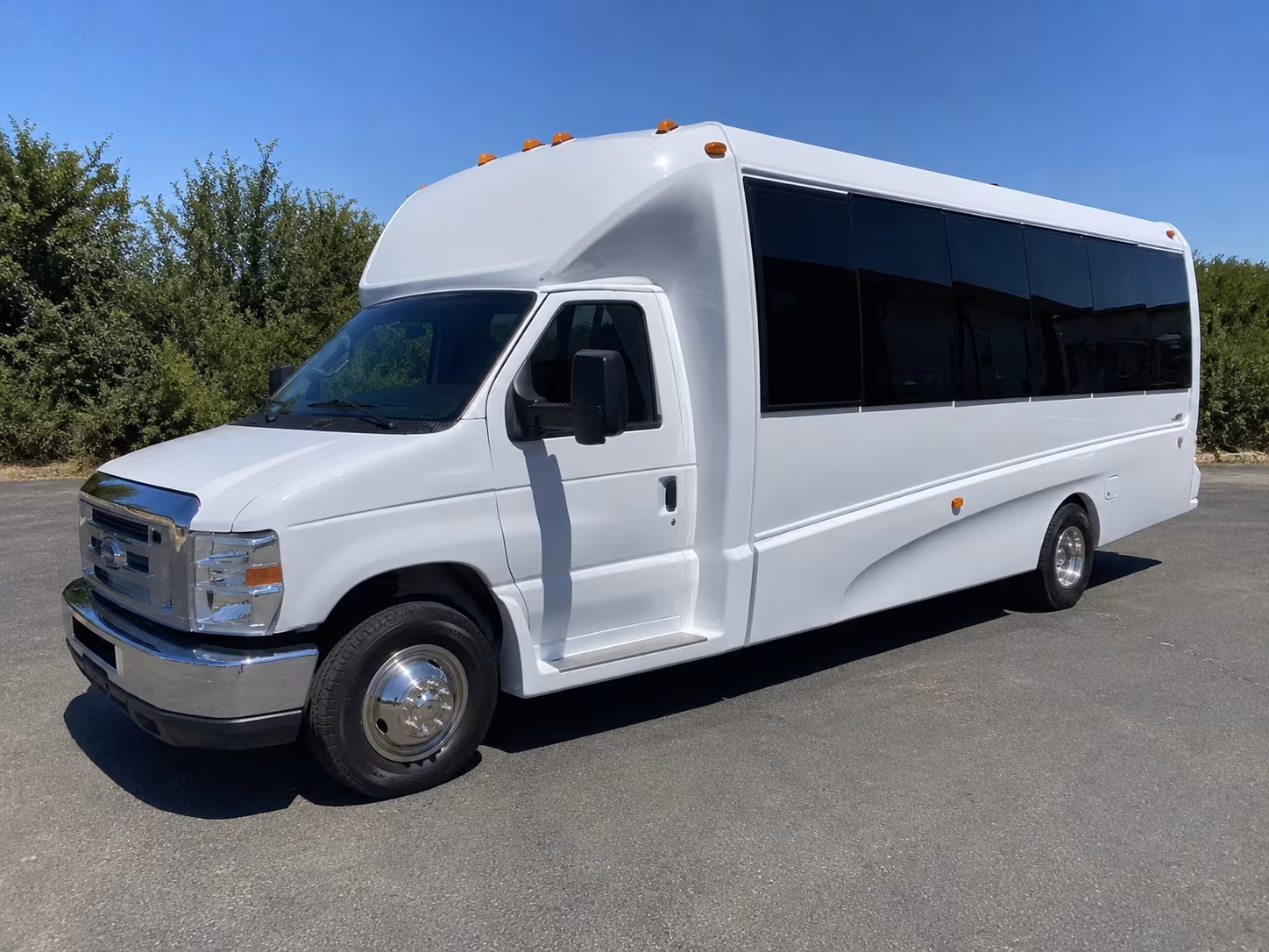 Pasadena Sporting Event Transportation party bus exterior