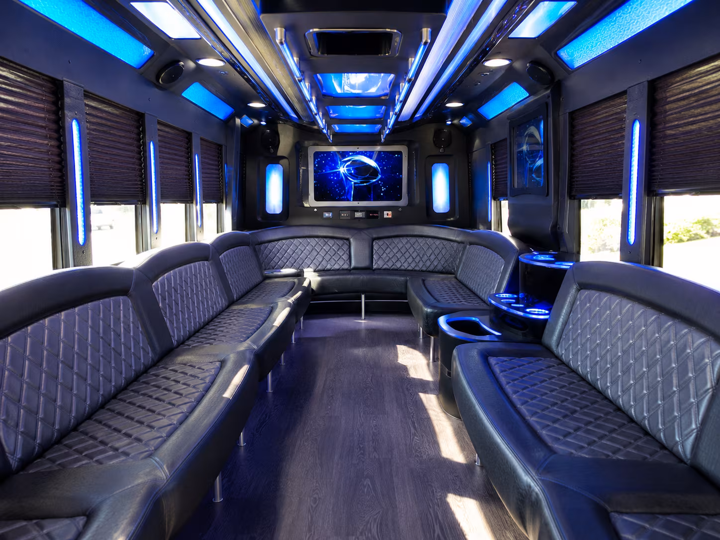 Pasadena Winery Tour & Pub Crawl Transportation party bus exterior