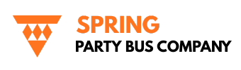 spring party bus company logo